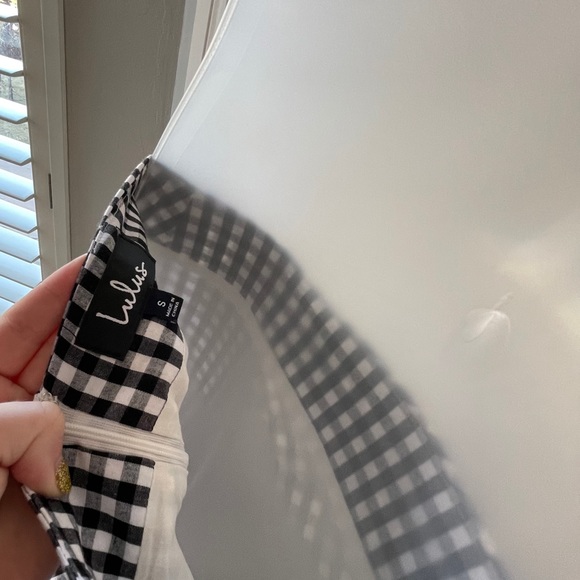 Lulus Gingham Ruffle Skirt - Picture 8 of 8